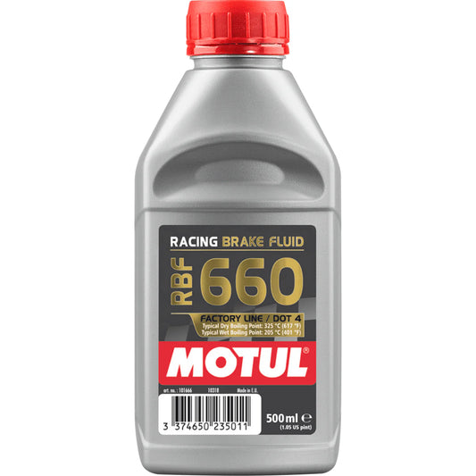 Motul RBF 660 Racing DOT 4 Brake Fluid 500ml Fully Synthetic 101666